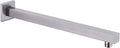 Square Shower Arm with Flange Heavy Duty Stainless Steel Rainfall Shower Head by TRUSTMI