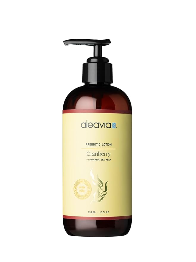 Aleavia Cranberry Prebiotic Body Lotion – Lightly Scented, All-Natural by Aleavia