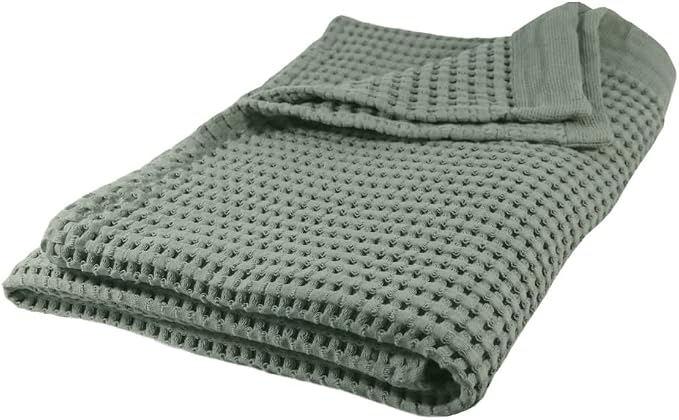 GILDEN TREE Waffle Bath Sheet Quick Dry Towel, Thin Luxury Bath Towels by GildenTree
