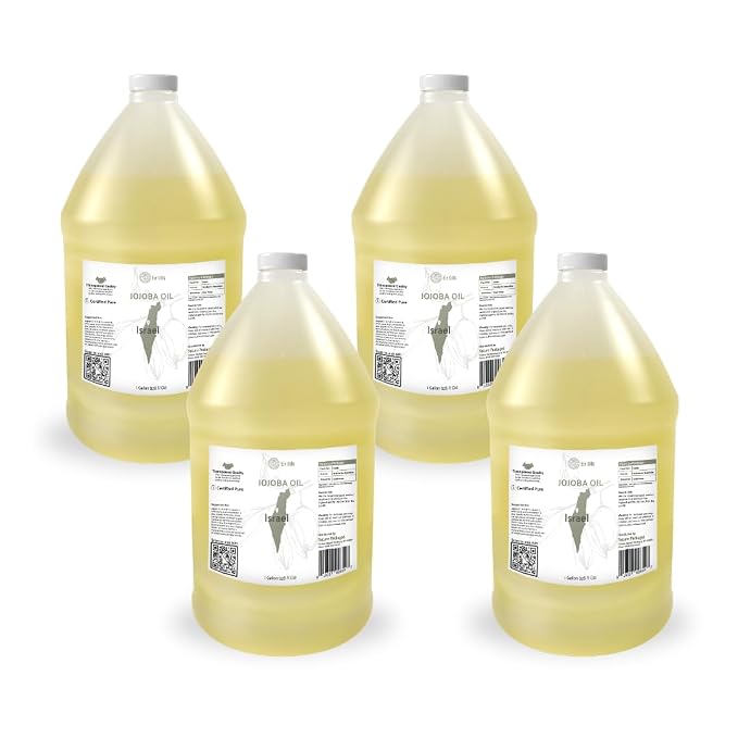 Jojoba Oil - Direct from EIR Oils' Farm in Israel - 100% Pure Carrier Oil by NaturePackaged