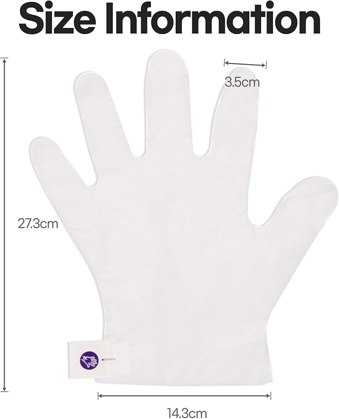Epielle Hydrating Hand Mask 6 Pairs, Relieve and Soften - Image 6