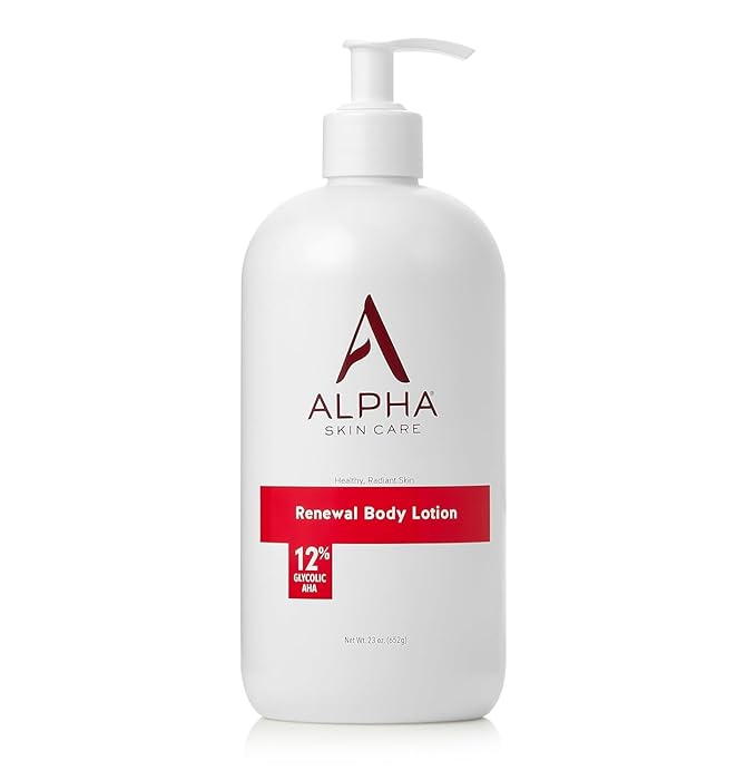 Alpha Skin Care Revitalizing Body Lotion, 12% Glycolic AHA, Simple & Effective by AlphaSkinCare