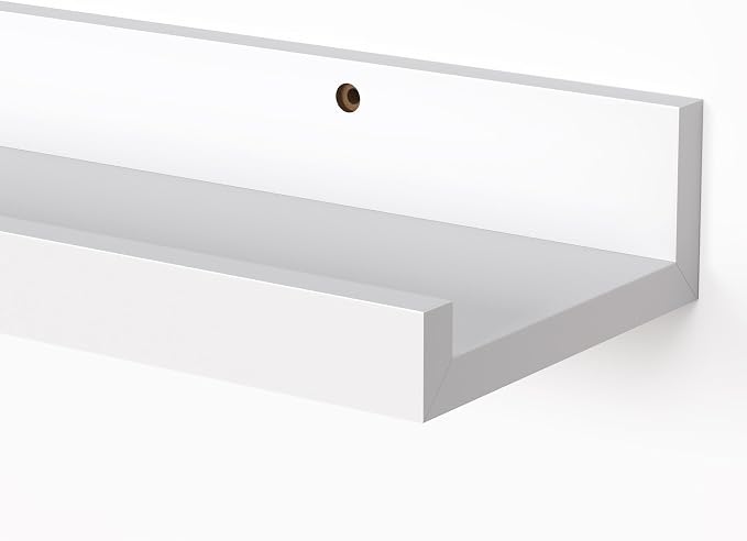 Heimlove Picture Ledge Shelf, Floating Shelves Set of 2, 16 Inch - Image 8