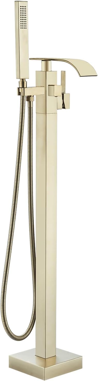 Senlesen Freestanding Bathtub Faucets Floor Mounted Tub Filler Faucet by Senlesen