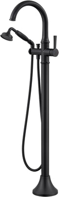 Freestanding Bathtub Faucet Black Free Standing Tub Filler Brass Bathtub by wowkksanitaryware