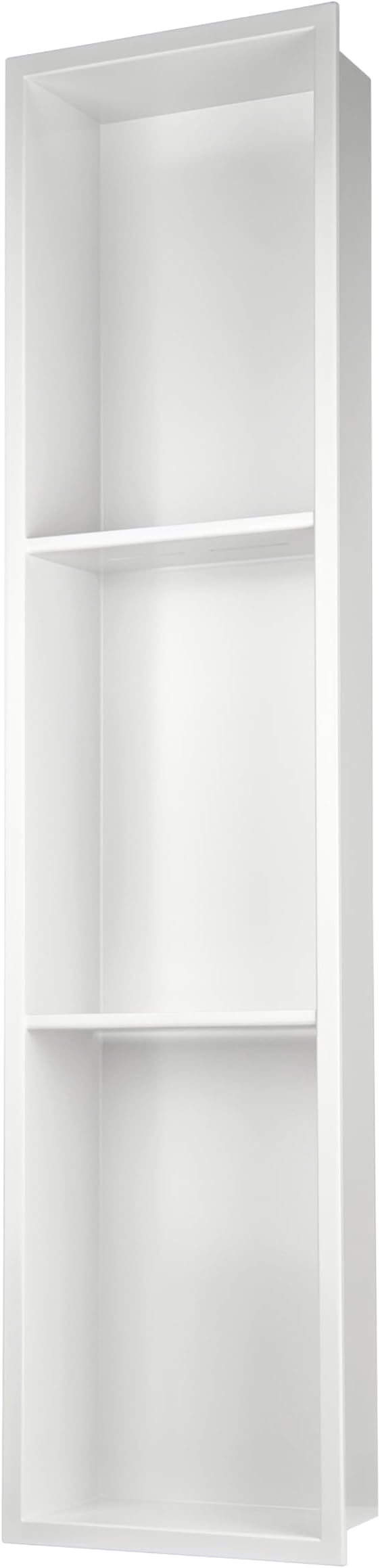 Narrow Shower Niche with Shelf，Stainless Steel recessed Wall Niche ，Three-Tier - Image 8