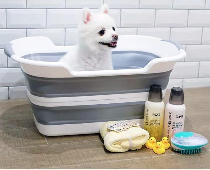 7.1 Gal/27L Multipurpose Collapsible Pet Bathtub Upgraded - Image 5