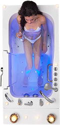 Ella Capri 30"x52" Acrylic Air and Hydro Massage Walk-In Bathtub by ELLASBUBBLES