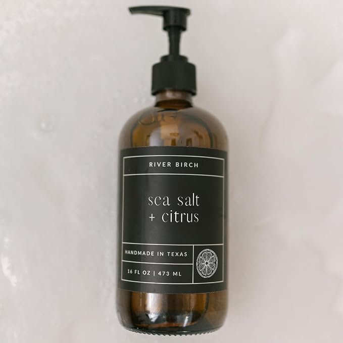 River Birch Sea Salt + Citrus Scented Natural Hand Soap - Image 7