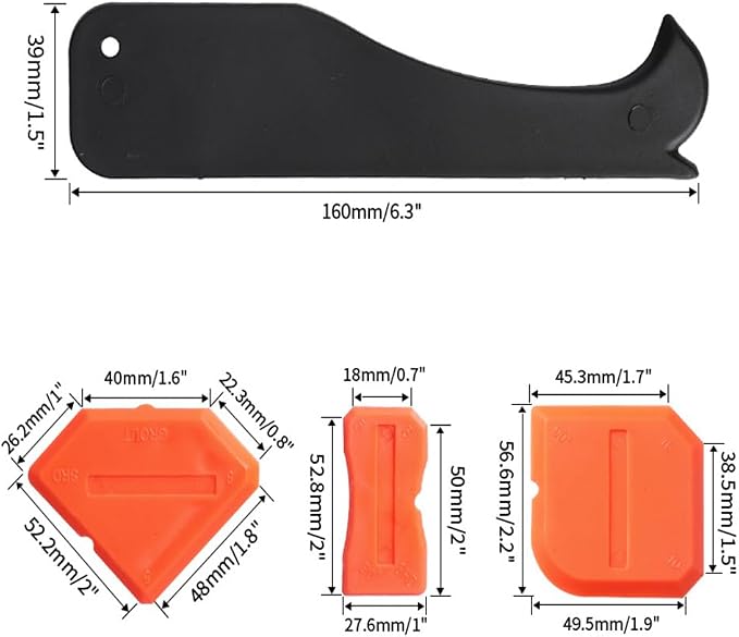 9 in 1caulk smoothingand Grouting Tool, silicone remover，Sealant Trimming and - Image 8