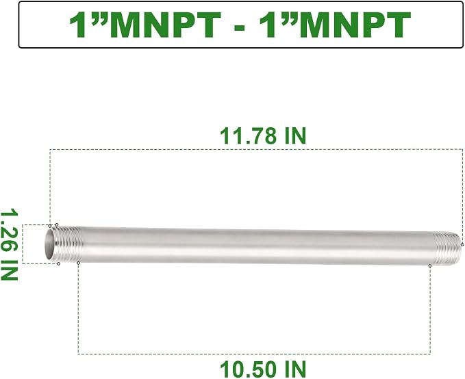 TAISHER 2Pcs Stainless Steel Pipe Fittings - Image 4