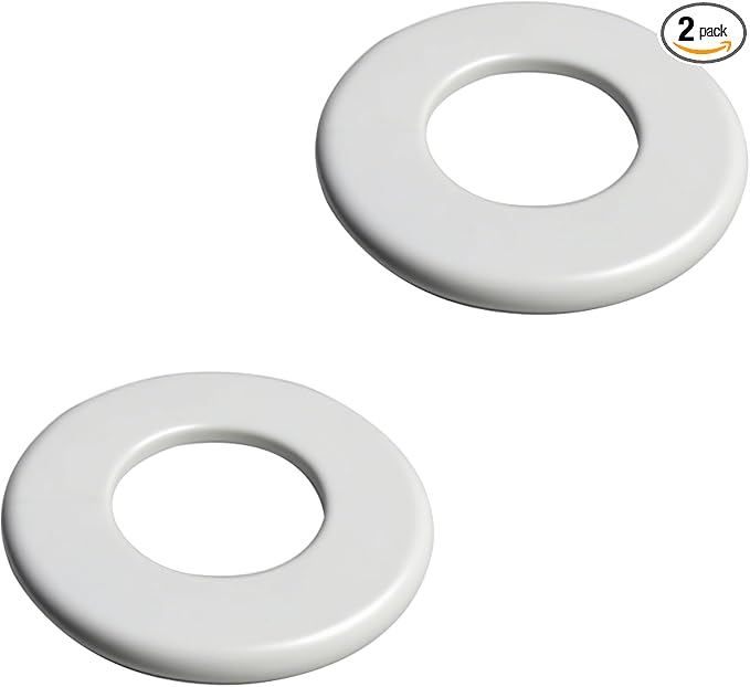 2 Pack Wall Split Flange for 2.52 Inch/64mm OD Pipe ABS Escutcheon Plate by Unknown
