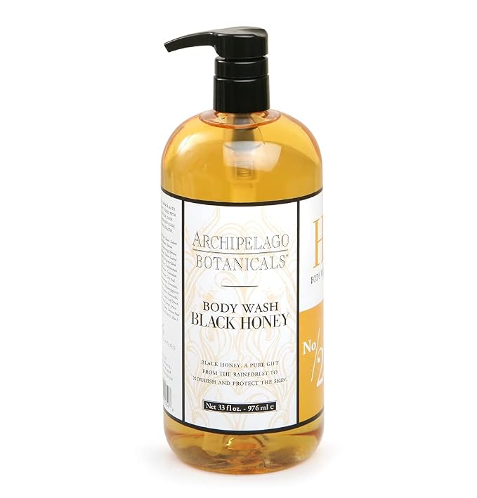Archipelago Botanicals Black Honey Body Wash, Moisturizing and Hydrating Daily by Archipelago