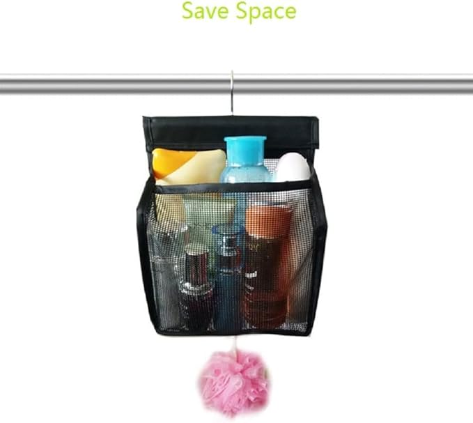 Hanging Mesh Shower Caddy Organizer Bathroom Storage Bag - Image 4