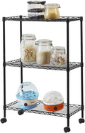 3 Tier Storage Racks Shelving, Heavy Steel Pantry Shelves, Adjustable Wire by Unknown