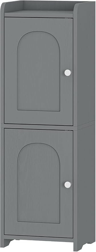 Bathroom Storage Cabinet, Corner Floor Cabinet - Image 8