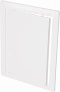 8" x 10" White Plastic Access Panel. Service Shaft Door Panel. Plumbing by Unknown