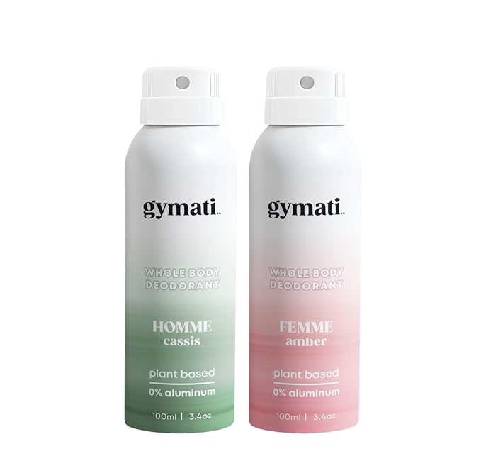 Gymati Fitness Body Deodorant Spray Aluminum Free by Gymati