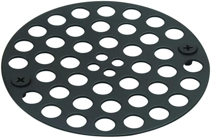 4" Black Screw-in Shower Strainer - Image 7