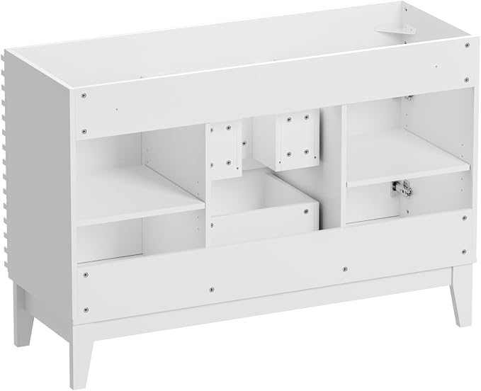 ROOMTEC 48" Bathroom Vanity, Mid-Century Freestanding Bathroom Vanity Cabinet - Image 8