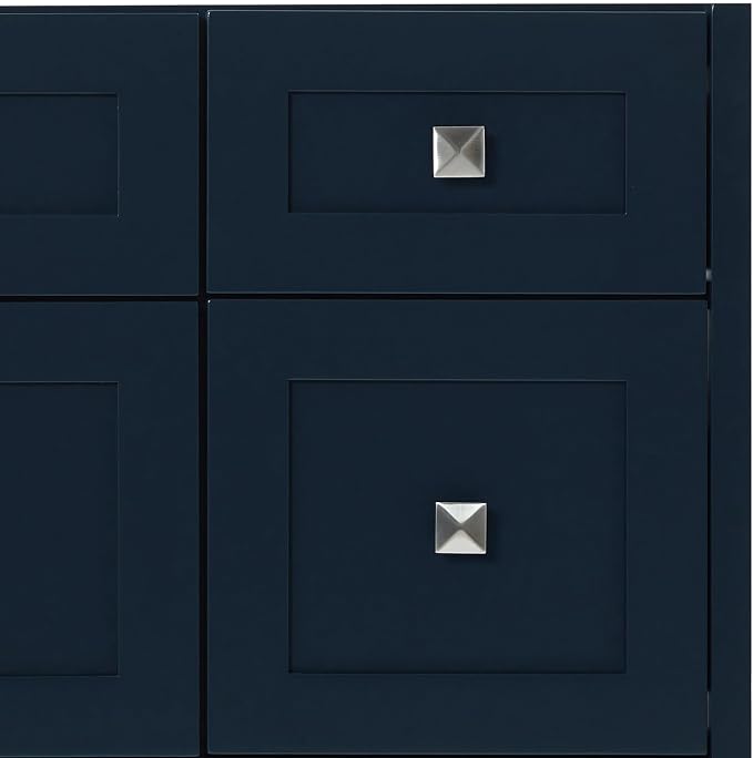 ARIEL Monroe 54 inch Bathroom Vanity Without Sink in Midnight Blue, Bathroom - Image 7