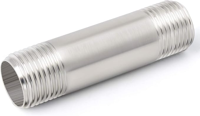 TAISHER 2Pcs Stainless Steel Pipe Fittings, 3/4" NPT x 3/4" NPT Male Threaded - Image 7