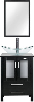 eclife 24" Modern Bathroom Vanity Sink Combo Freestanding Cabinet by eclife