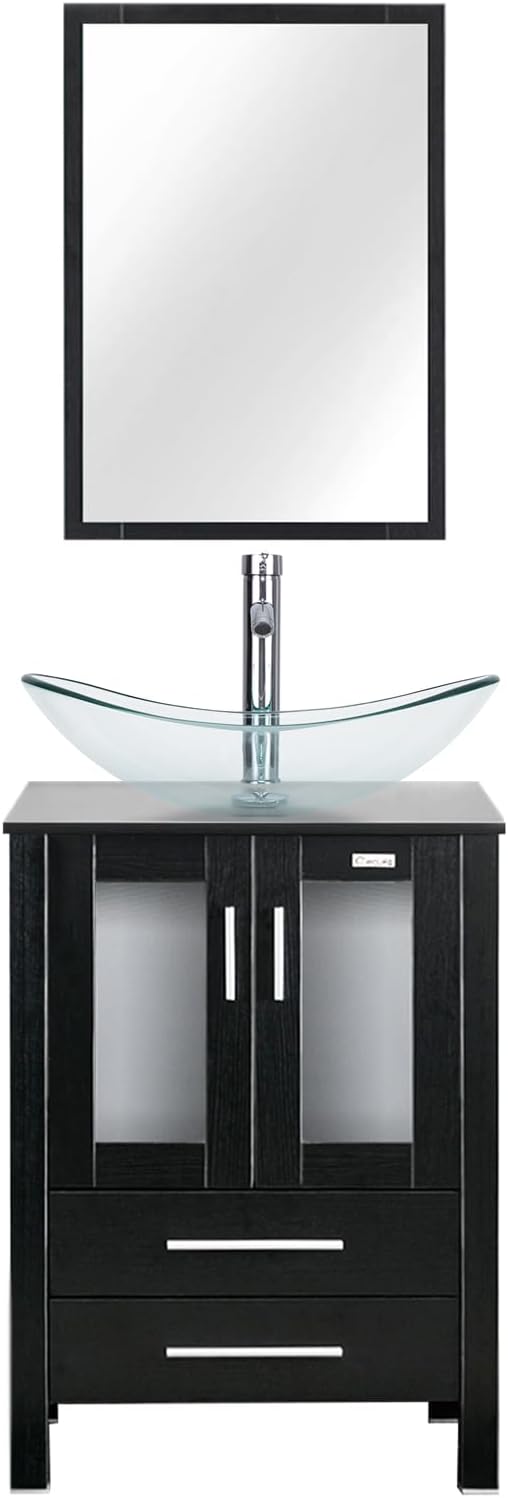 eclife 24" Modern Bathroom Vanity Sink Combo Freestanding Cabinet by eclife