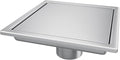 Square Shower Drain, Shower Drain 6 inch by Elefloom