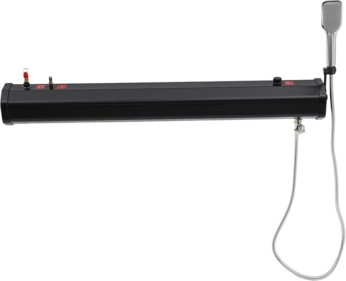 Portable Water Tank for Camping, 5.28 Gallon Roof Rack Mount Road Shower Water by Unknown