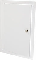 10" x 14" Lockable White Metal Access Door. Service Shaft Panel by Unknown