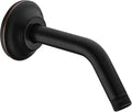 BESTILL Wall Mounted 6 Inch Extension Shower Head Arm, Shower Arm and Flange by BESTILL