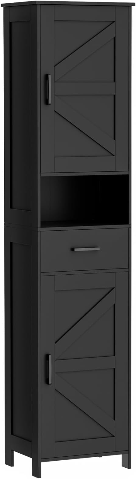 Homhedy 67" H Tall Bathroom Storage Cabinet - Image 9