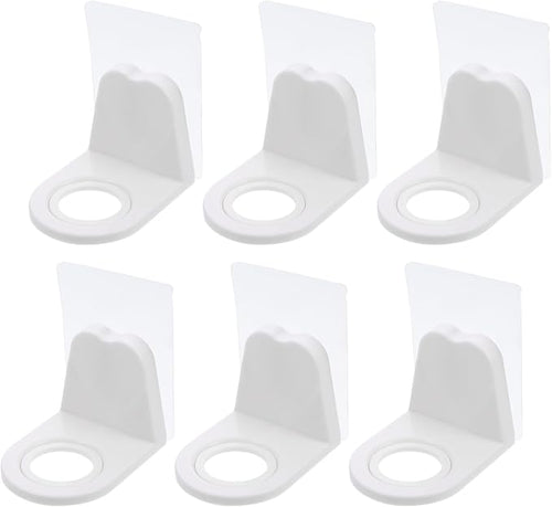 10Pcs Adhesive Hanging Storage Rack Wall-Mounted Shower Gel Bottle Holder by MUCKLILY
