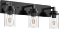MELUCEE Vintage Bathroom Lighting Fixtures Over Mirror, 3-Light Modern Vanity by MELUCEE