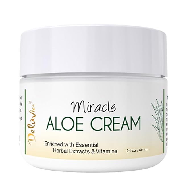 Deluvia Miracle Aloe Cream | Face & Body Moisturizer by DEL%C3%9AVIA