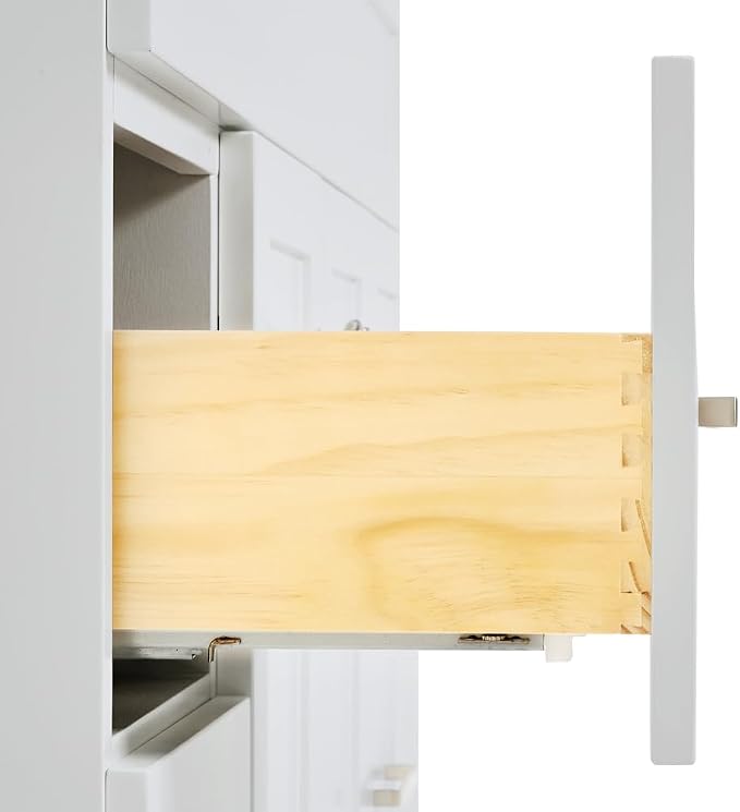 ARIEL Hamlet 43 Inch Single Sink Bathroom Vanity in Gray, 1.5" Edge Quartz Top - Image 8