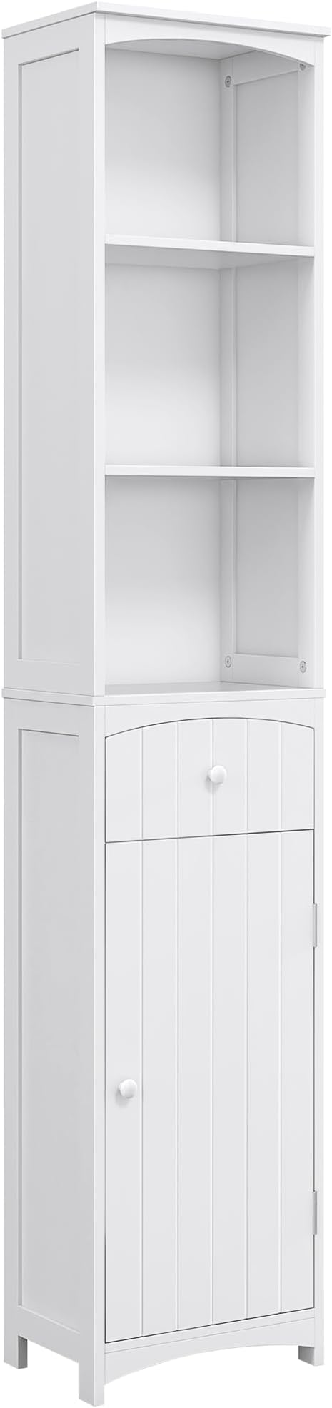 HOMCOM Bathroom Storage Cabinet, Free Standing Bathroom Storage Unit, Tall by HOMCOM