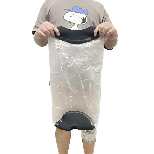 Knee Cast Shower Cover, Adult Knee Post Surgery Shower Sleeve, Waterproof Leg - Image 6