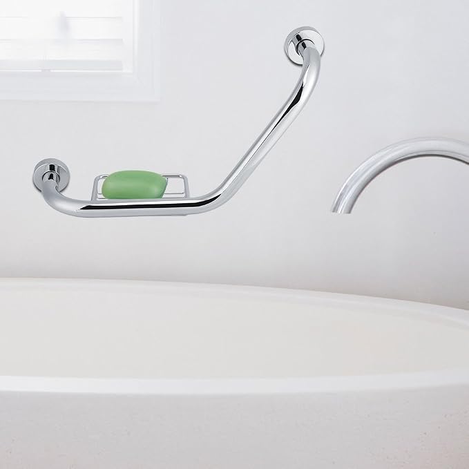 Stainless Steel Bathtub Arm Safety Handle, Shower Grab Bar - Image 2