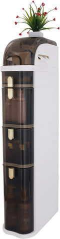 Bathroom Floor Cabinet, Narrow Bathroom Storage Cabinet, Mobile and No by Unknown