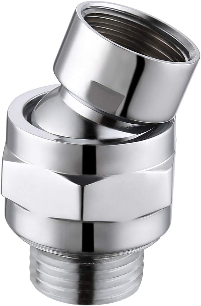 KES Shower Connector Ball Joint Shower Head Swivel Ball Adapter Brass by KES