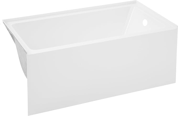 Voltaire 54" X 30" Right-Hand Drain Alcove Bathtub - Image 3