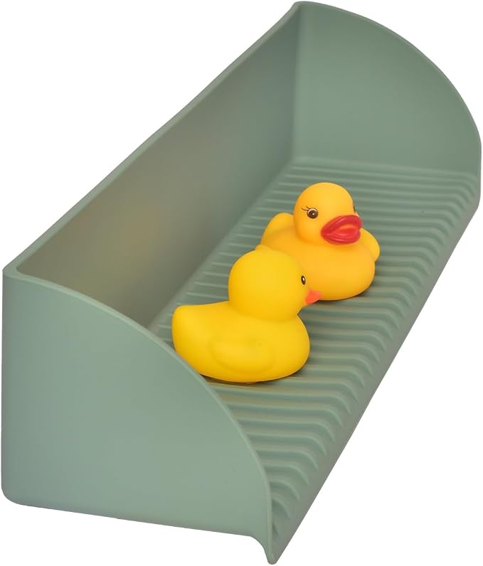 DNC Bathtub Splash Guard for Tub Kids, Silicone Bath Tub Ledge Side Toddler - Image 4
