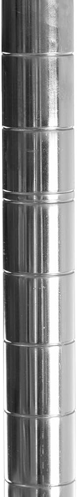 Shelving Inc. 24" d x 30" w x 96" h Chrome Wire Shelving - Image 3