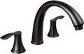 Oil Rubbed Bronze Roman Tub Faucet, Lava Odoro 8 inch Widespread Bathtub Faucet by LavaOdoro