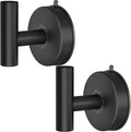 DGYB Large Suction Cup Hooks for Shower Set of 2 Black Towel Hooks for by DGYB
