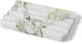 Marble Soap Dish, Large Stone Bar Soap Holder Shower, Easy Cleaning Natural by Karibiber