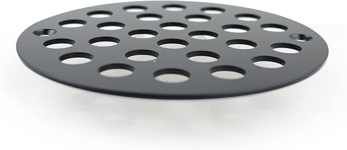 4 Inch Screw-in Round Shower Drain Cover Replacement Floor Drainer - Image 3