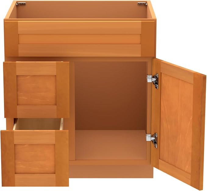 KitchenMan 30 Inch Bathroom Vanity Without Sink and Top Unassembled Bathroom - Image 8